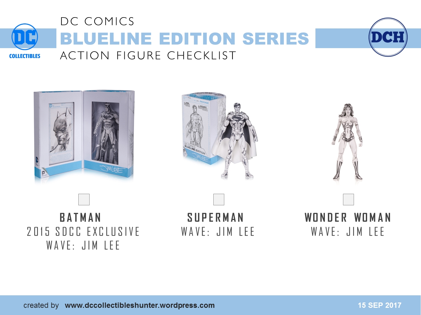 Checklist | DC Comics Blueline Edition 