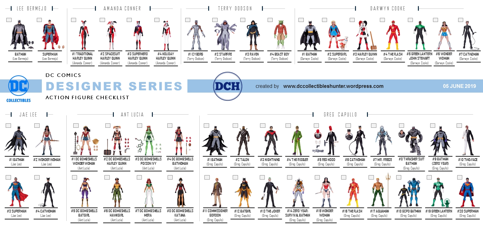Checklist | DC Comics Designer Series – DC Collectibles Hunter