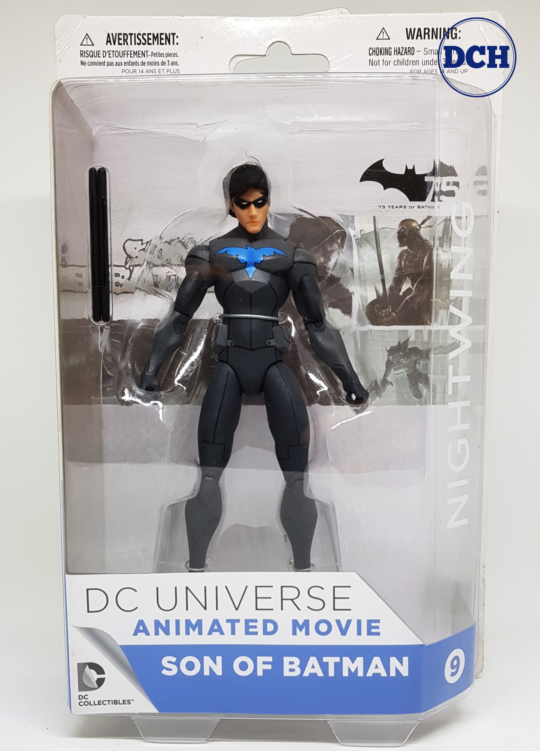 Figure Specs | DC Universe Animated Movie – Son Of Batman – #9 Nightwing –  DC Collectibles Hunter